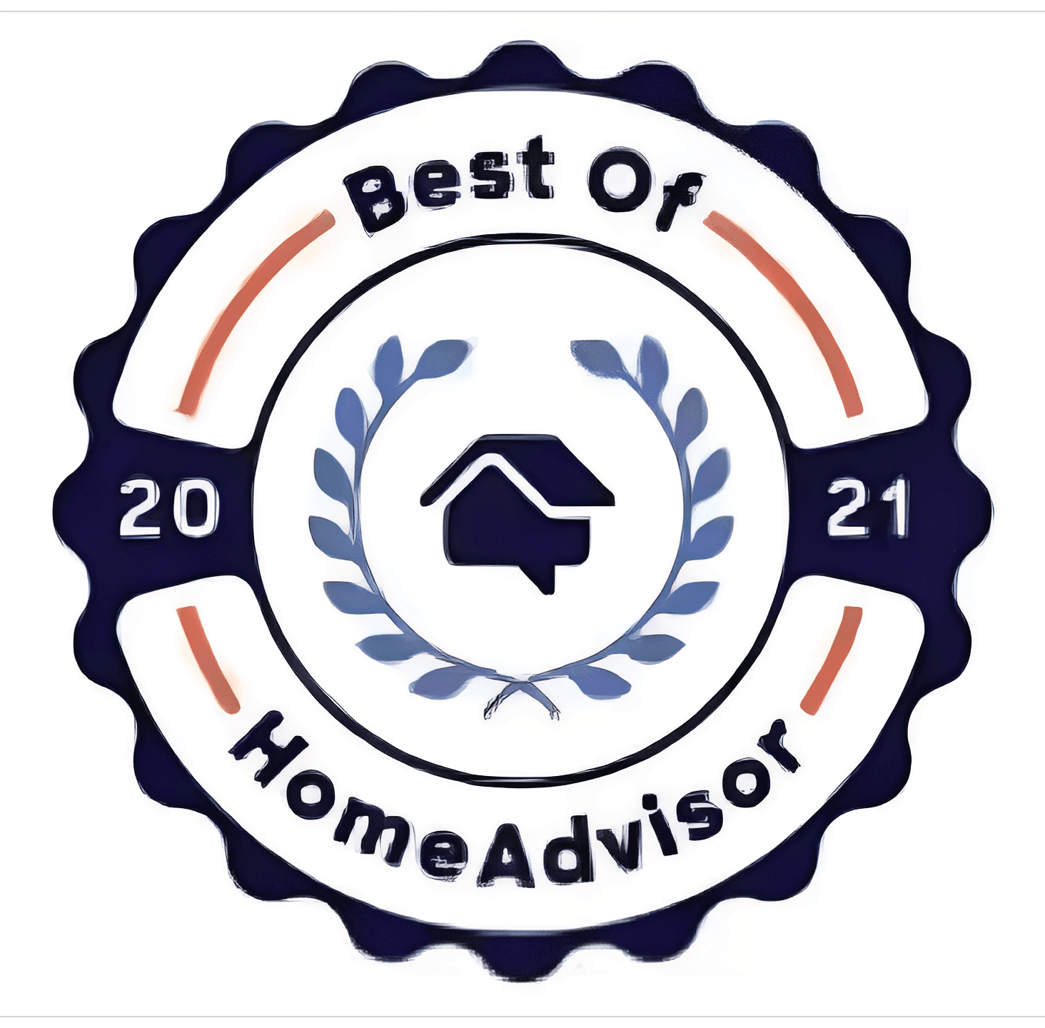 HomeAdvisor 2021 award emblem
