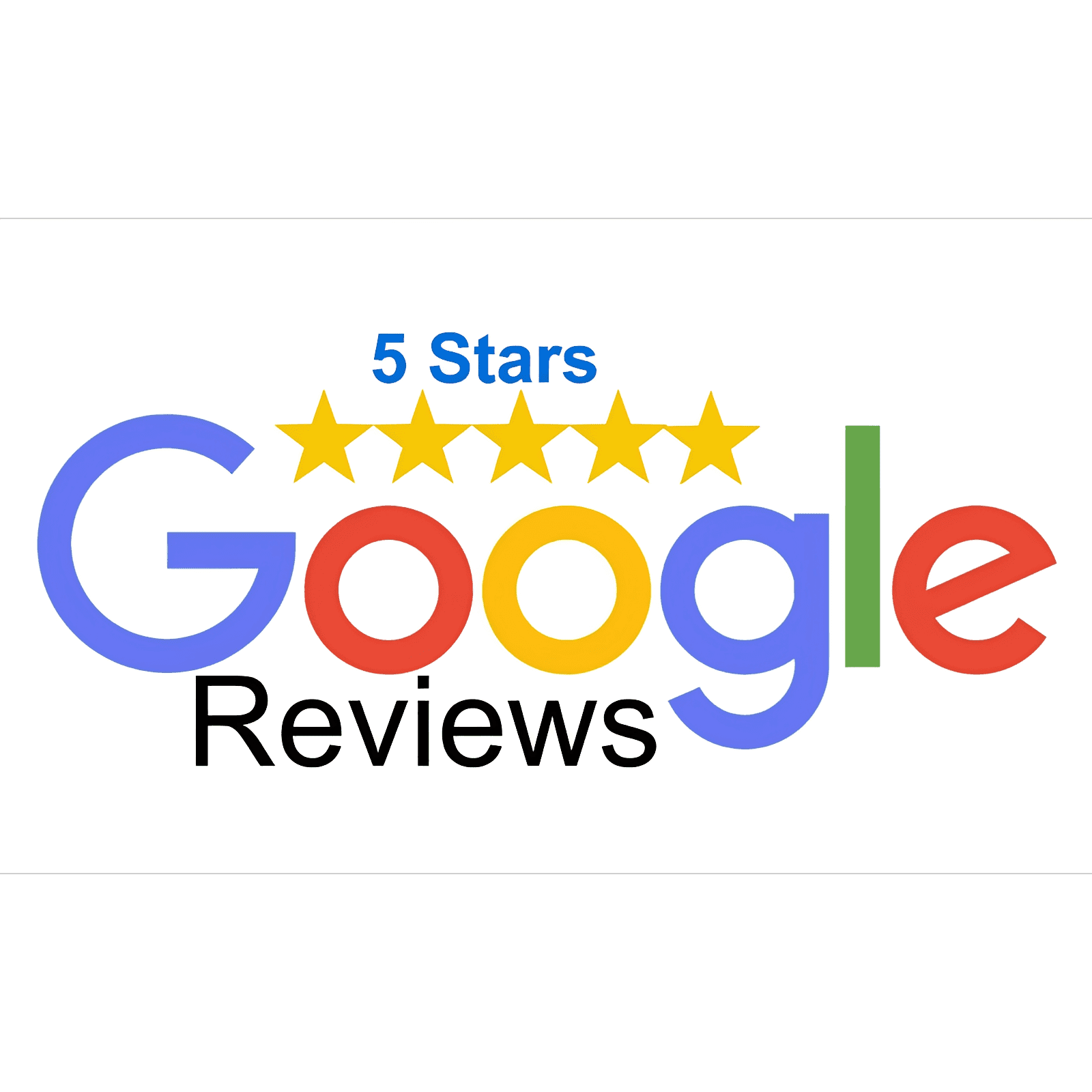 Google reviews five-star rating